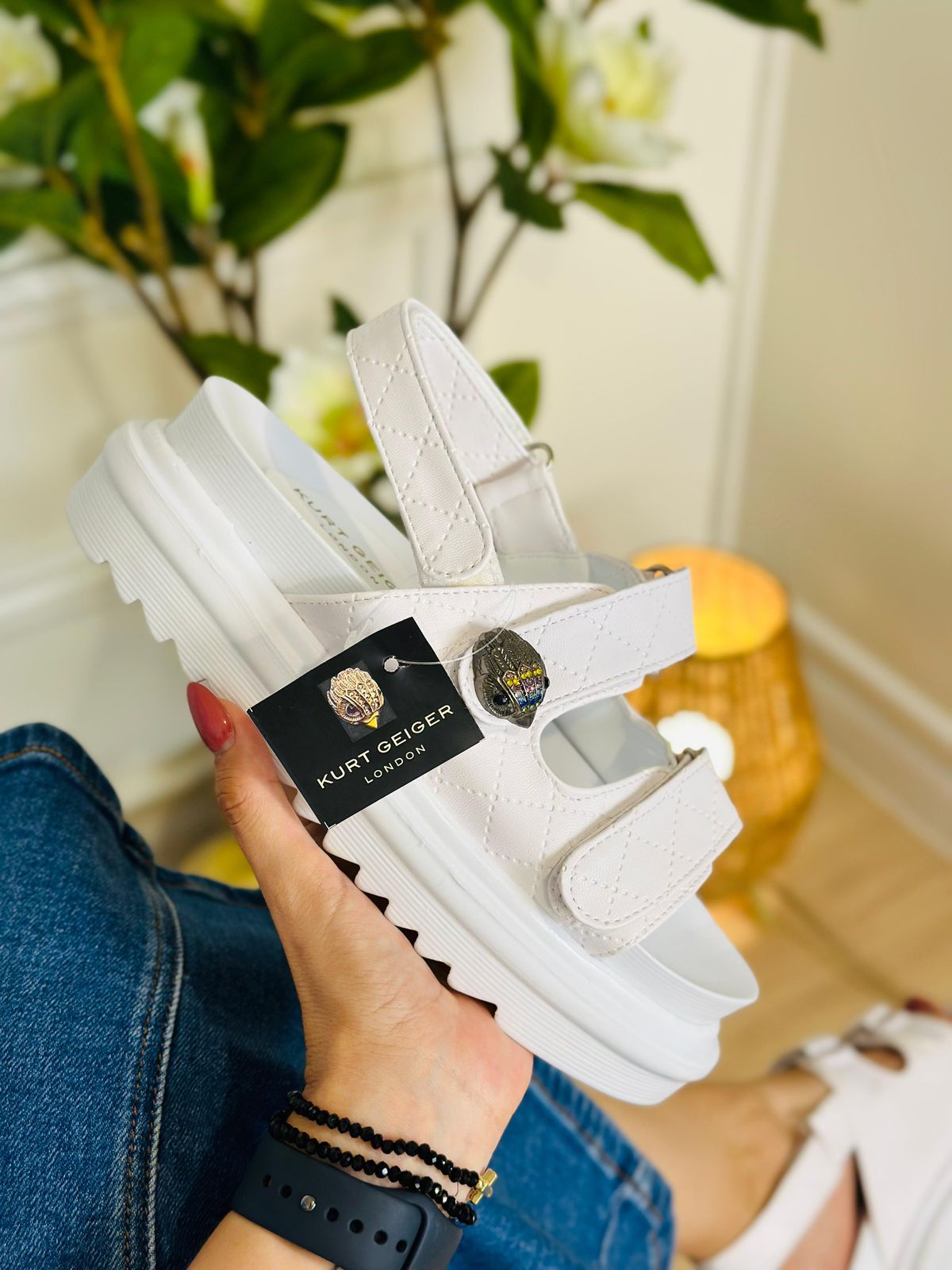 Sandalia Kurt Geiger Blanca