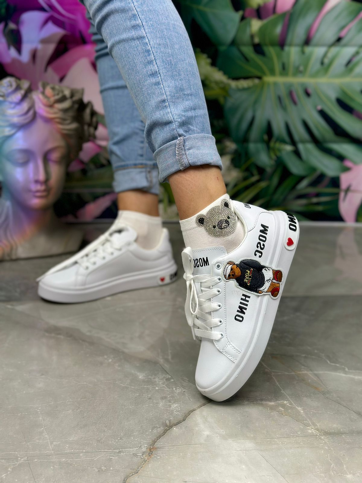 Moschino blanco Oso 