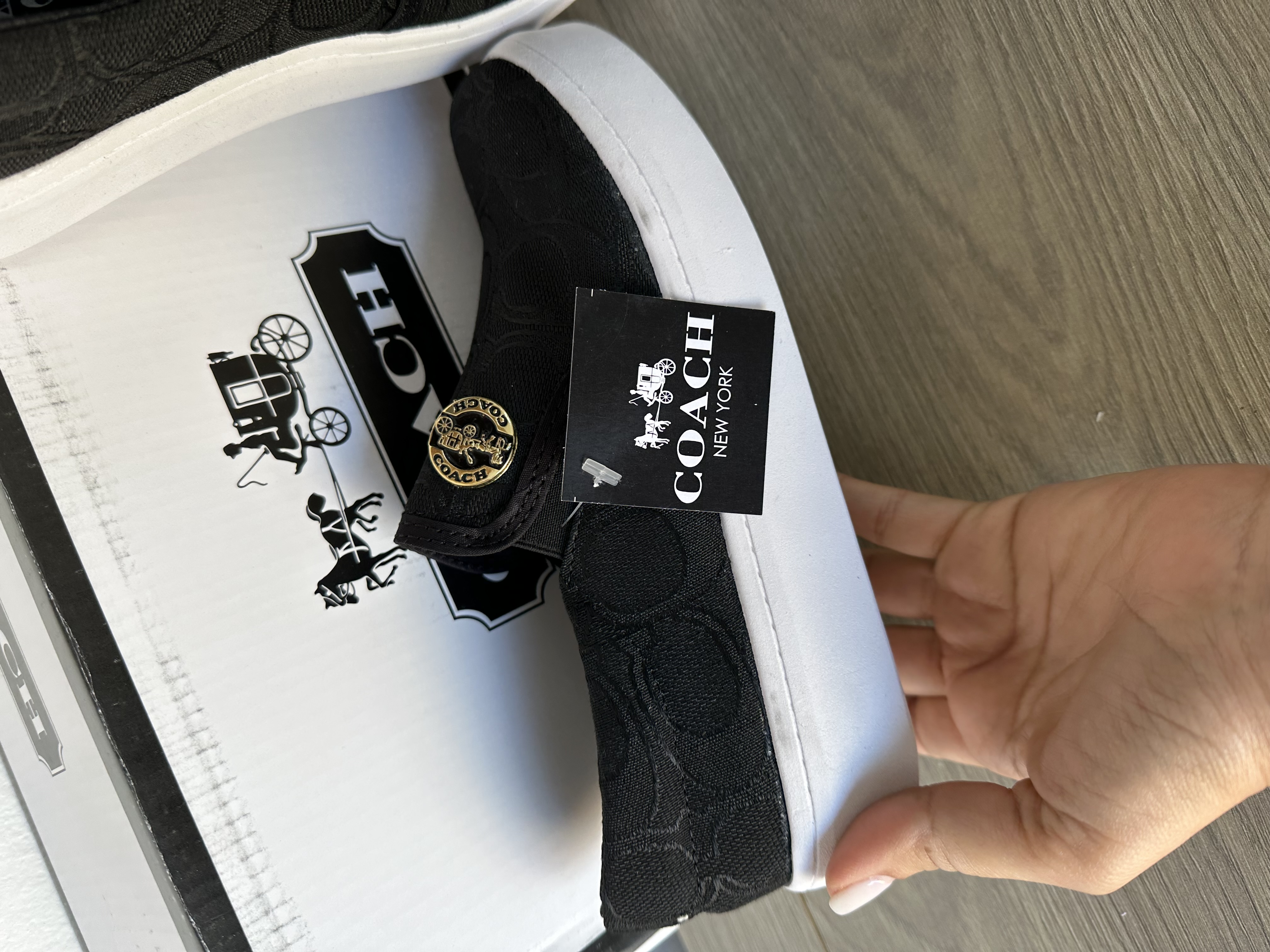 Tenis Slip-On Coach  alpargata Negros