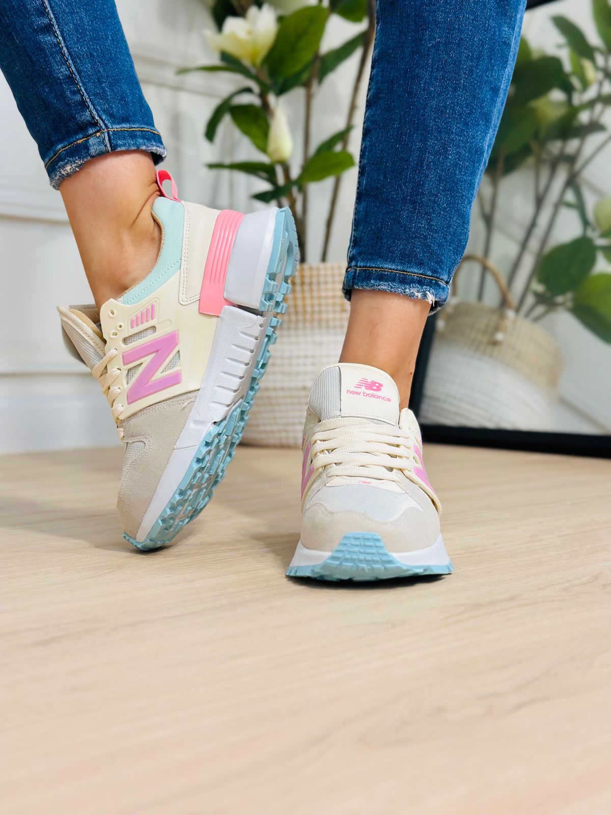 Tenis New Balance pastel