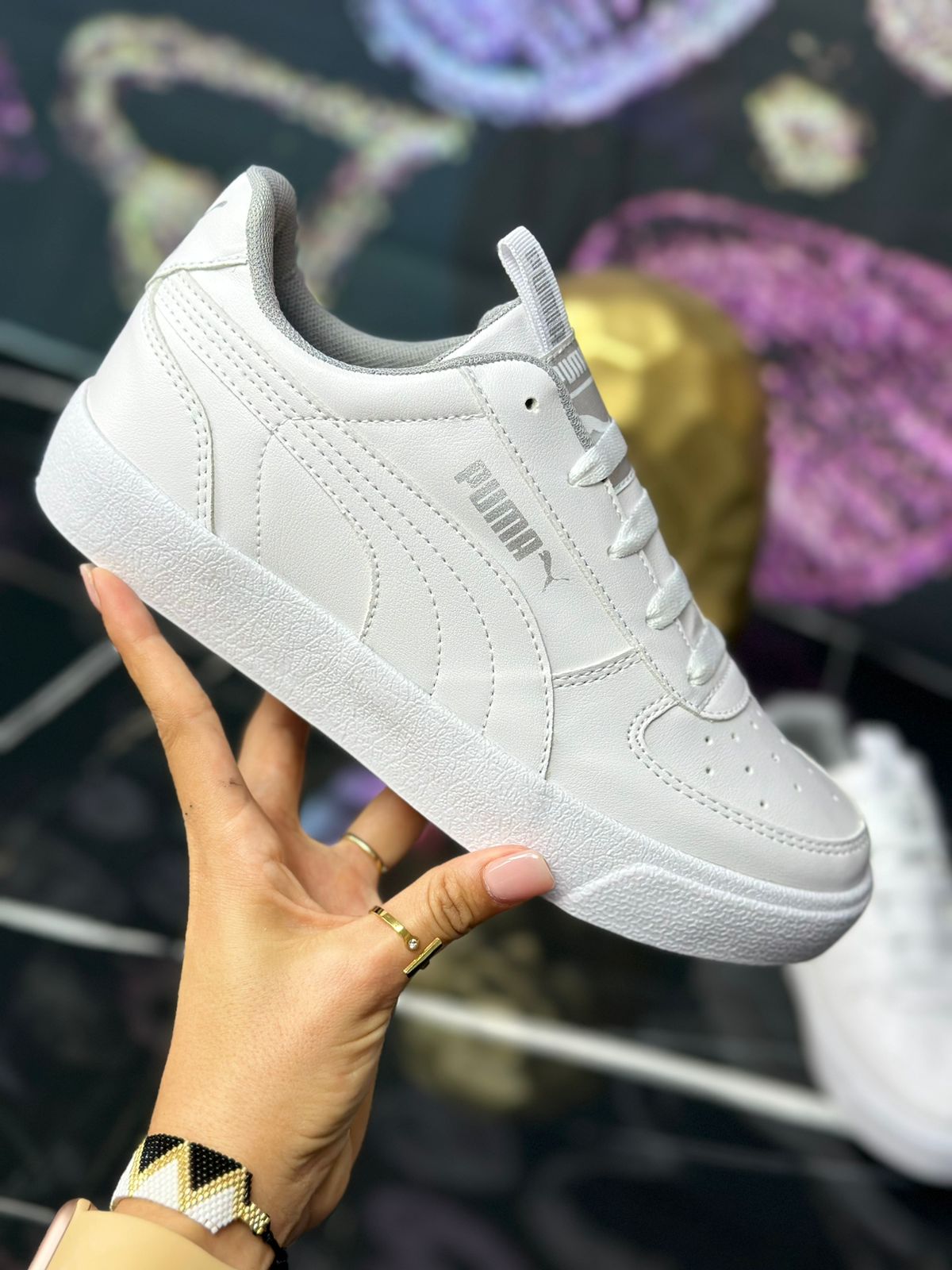 Tenis Puma clásico blanco