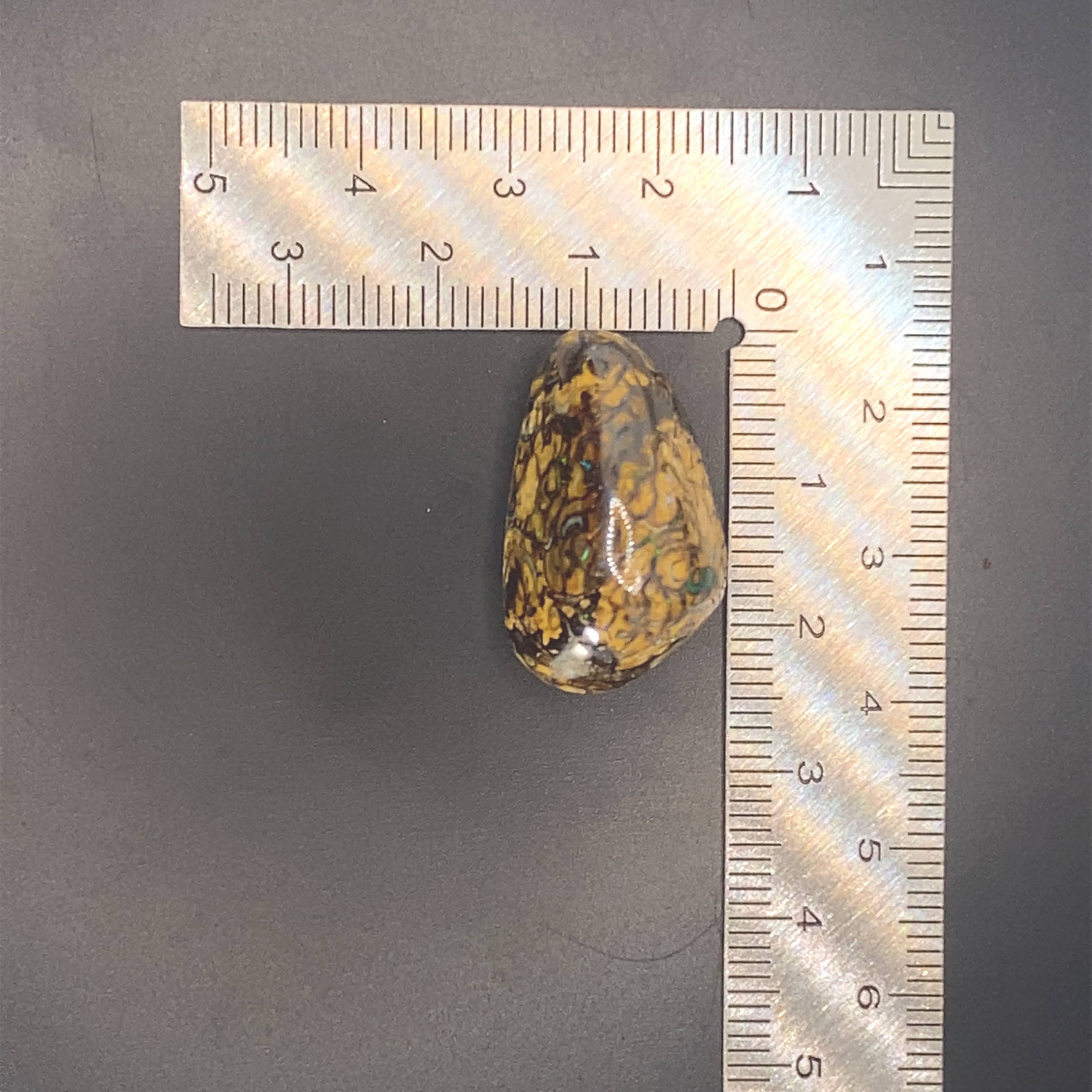 A flicker of earth and light.