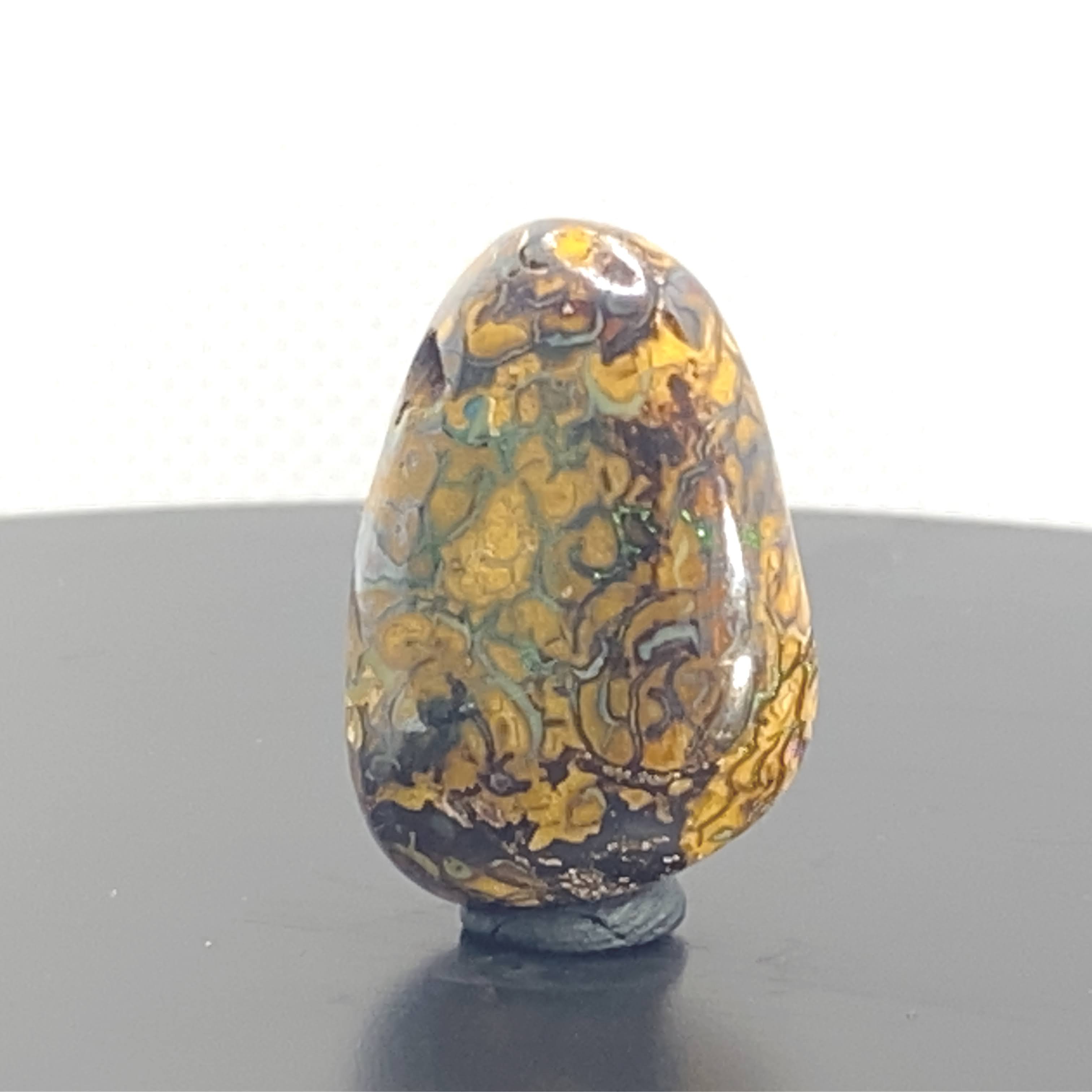 A flicker of earth and light.