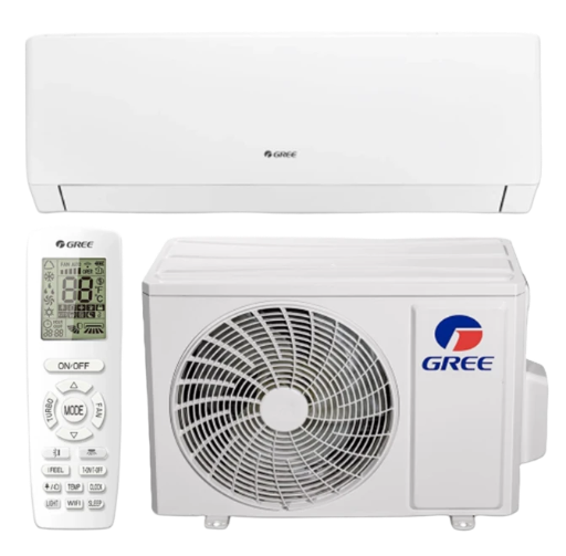 GREE PULSE KLÍMA MONO OLDALFALI SZETT 2,5KW "H" Tarifa igényelhető