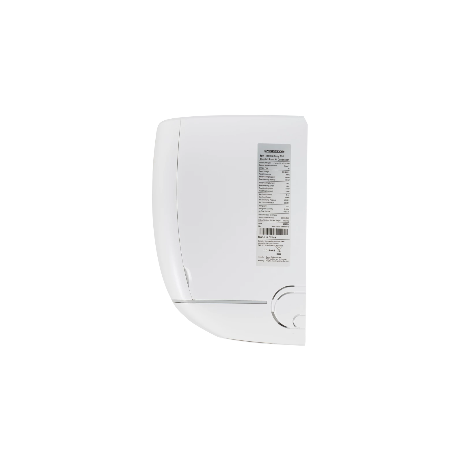 CYBERCON J SERIES KLÍMA MONO OLDALFALI SZETT 2,7 KW