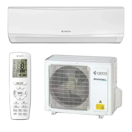 NORD YUMA  MONO KLÍMA OLDALFALI SZETT 2,5KW (NWH09ALB-K6DNA2A/NWH09AGB-K6DNA1A) (GREE)