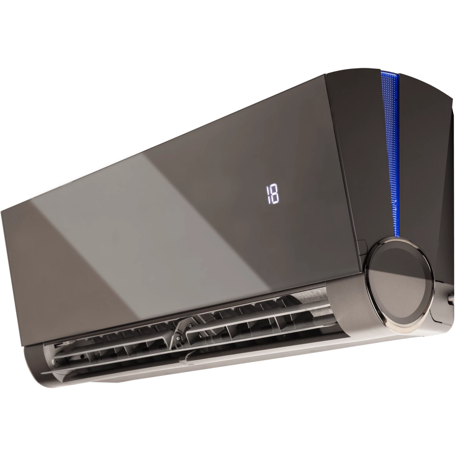 FISHER ART ANTRACIT (FSAUIF-ART-123AE3-B/FSOAIF-ART-123AE3) KLÍMA MONO OLDALFALI KLÍMA SZETT 3,5KW