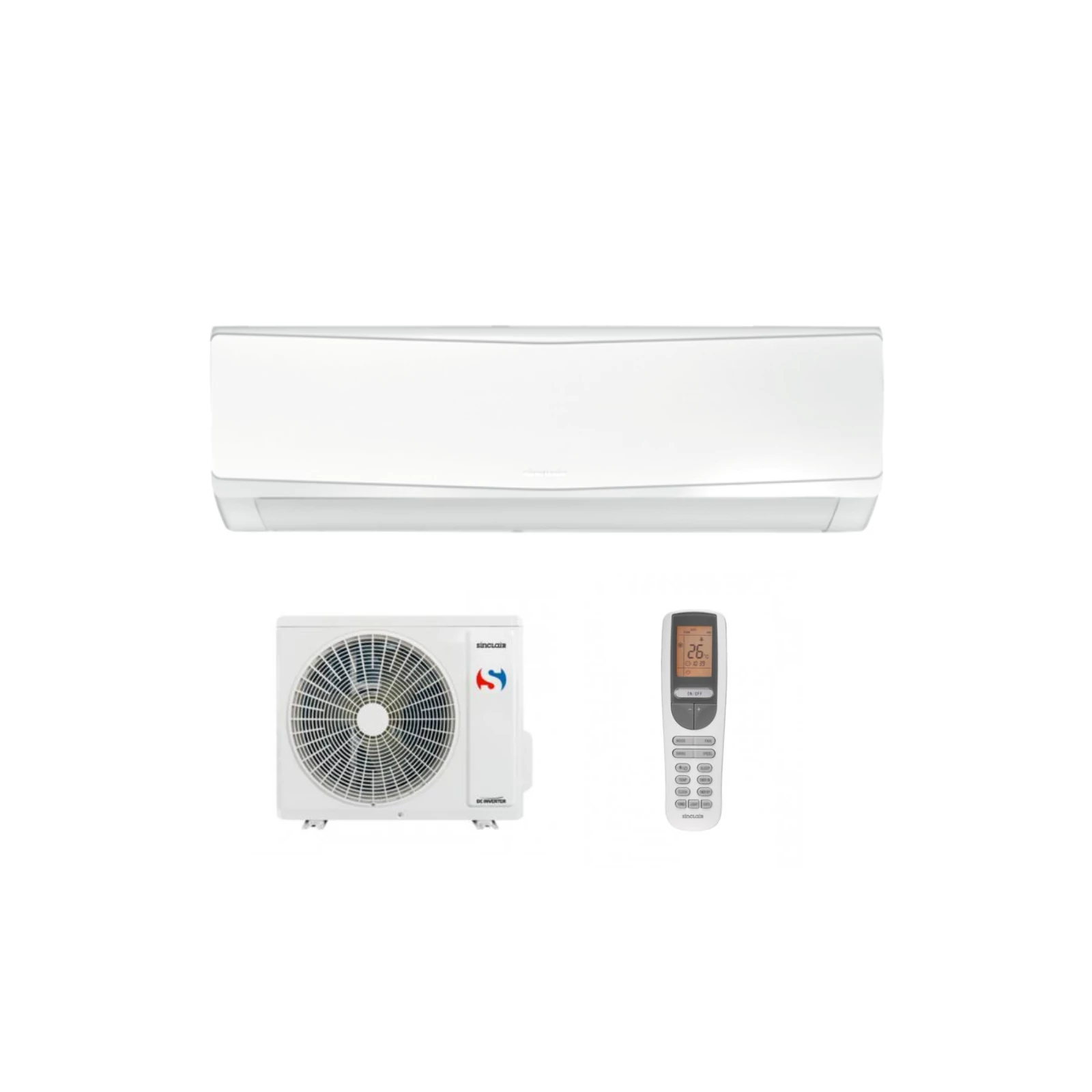 SINCLAIR KEYON KLÍMA MONO OLDALFALI SZETT 2,7KW