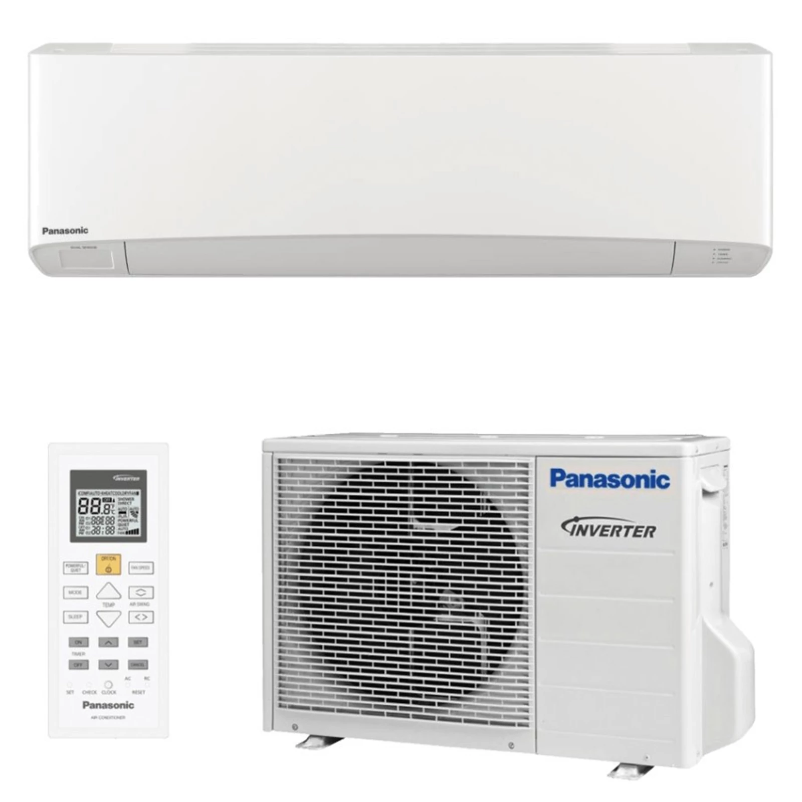 PANASONIC ETHEREA KIT-Z35-XKE (CS-Z35XKEW / CU-Z35XKE) KLÍMA MONO OLDALFALI SZETT 3,5KW
