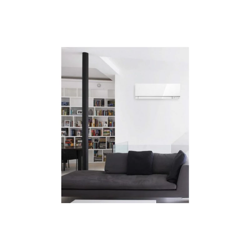 MITSUBISHI PRÉMIUM DESIGN M-SZÉRIA (MSZ/MUZ-EF25VGKW) KLÍMA MONO OLDALFALI SZETT TISZTA FEHÉR 2,5 KW