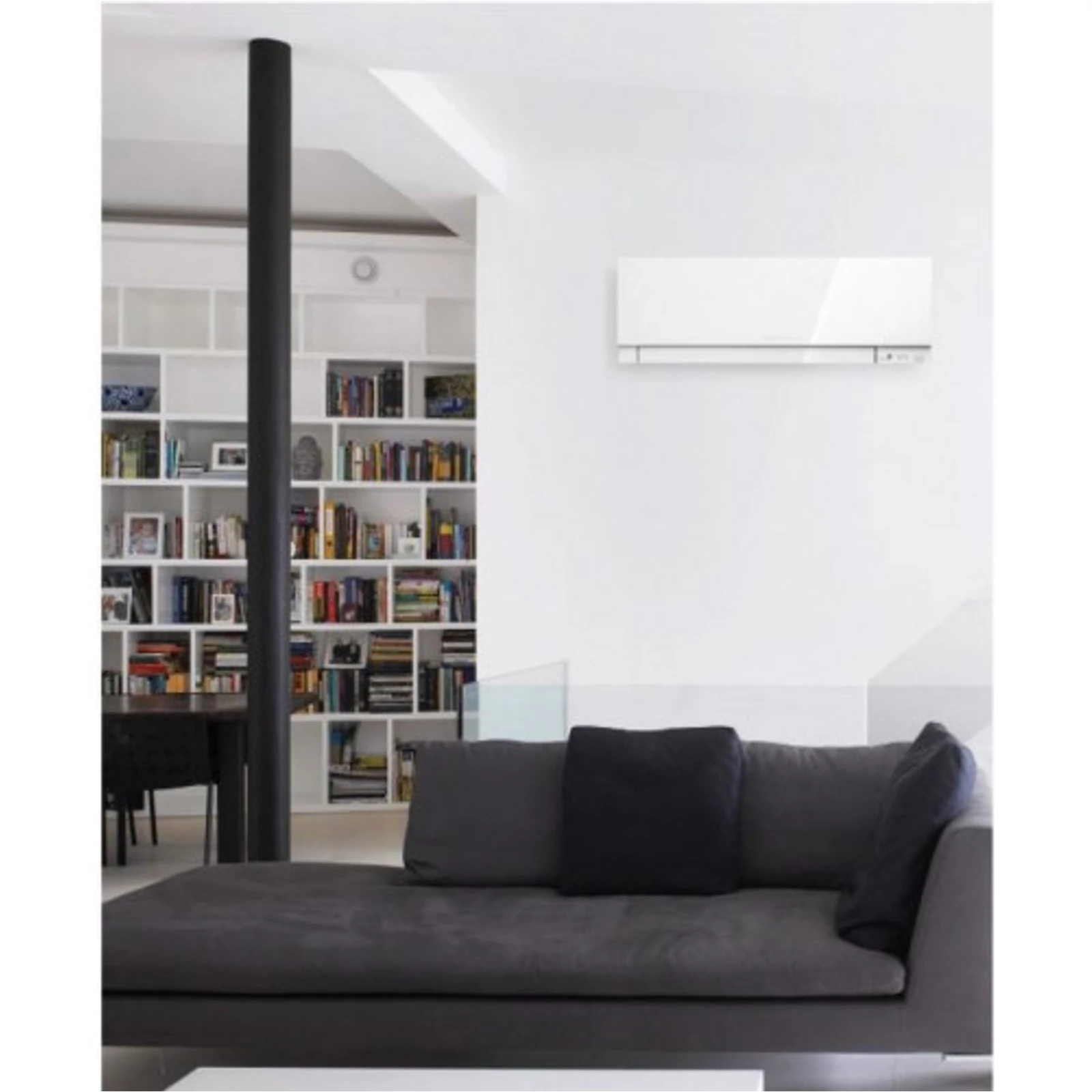 MITSUBISHI PRÉMIUM DESIGN M-SZÉRIA (MSZ/MUZ-EF35VGKW) KLÍMA MONO OLDALFALI SZETT TISZTA FEHÉR 3,5KW