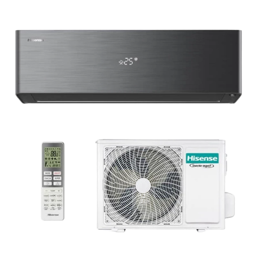 HISENSE ENERGY PRO X FEKETE (A+++) ) KLÍMA MONO OLDALFALI SZETT 2,5KW