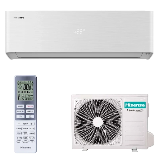 HISENSE ENERGY PRO X (A+++)  KLÍMA MONO OLDALFALI SZETT 2,5KW