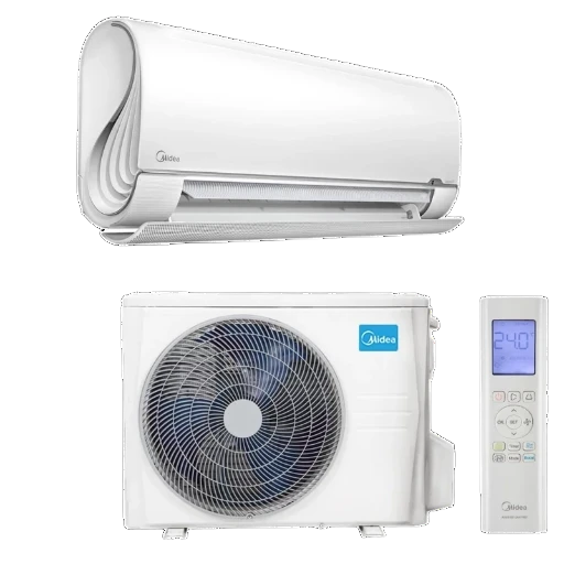 MIDEA BREEZELESS+ MSFAAU-09HRFN8 ) KLÍMA MONO OLDALFALI SZETT 2,6KW