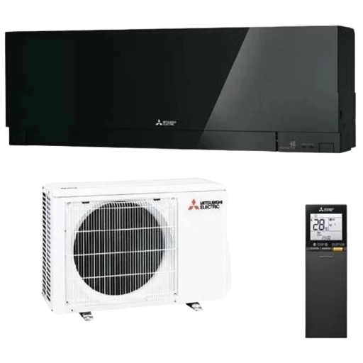 MITSUBISHI PRÉMIUM DESIGN M-SZÉRIA (MSZ/MUZ-EF50VGKB) KLÍMA MONO OLDALFALI SZETT FEKETE 5,8KW