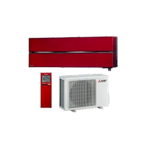 MITSUBISHI DIAMOND M-SZÉRIA (MSZ/MUZ-LN25VG2R) KLÍMA MONO OLDALFALI SZETT RUBINVÖRÖS 2,5KW