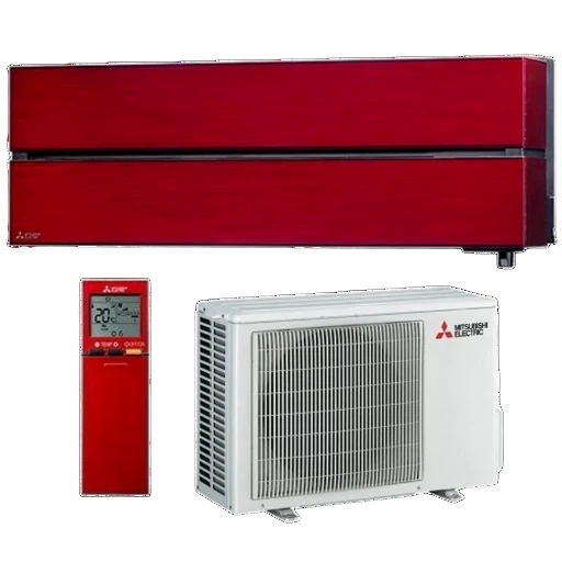 MITSUBISHI DIAMOND M-SZÉRIA (MSZ/MUZ-LN35VG2R) KLÍMA MONO OLDALFALI SZETT RUBINVÖRÖS 3,5KW