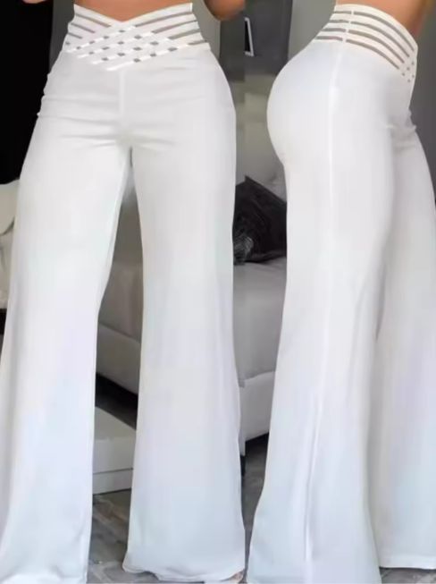 Women's High-Waisted Palazzo Pants