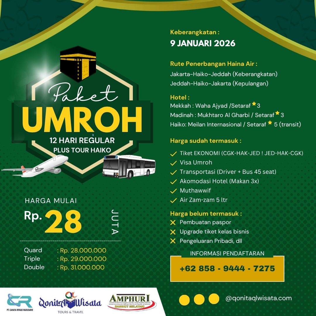Paket Umroh Reguler
