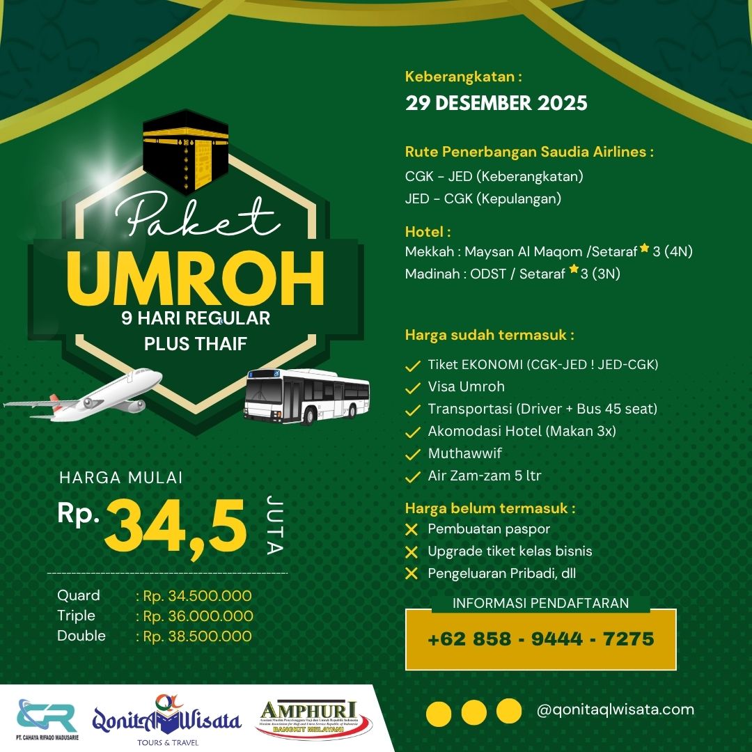 Paket Umroh Akhir Tahun
