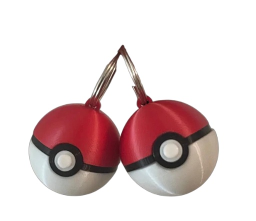 Pokeball Keychain x2 