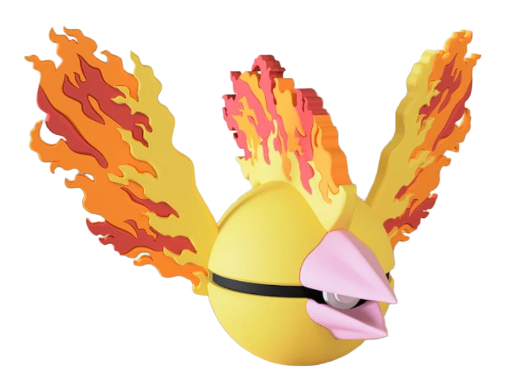 Moltres Pokeball