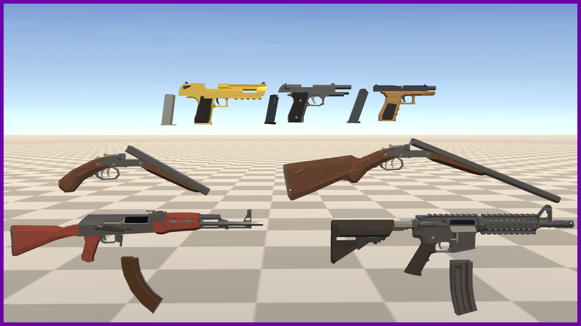 Low-poly Weapon Pack v1.5