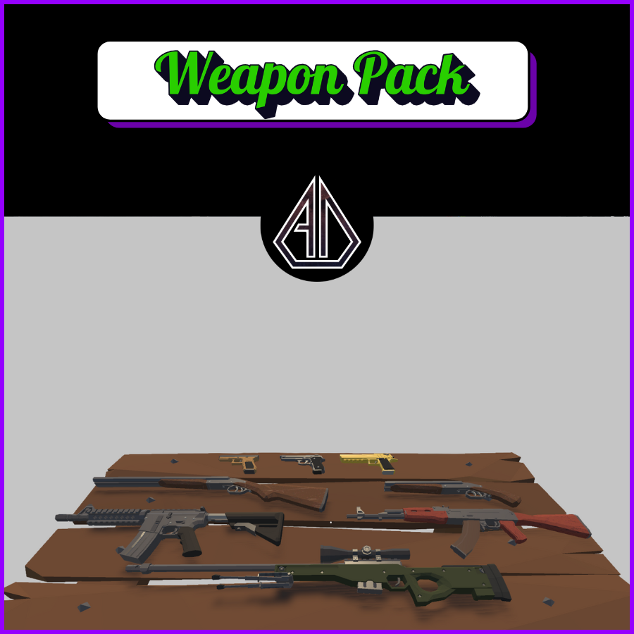 Low-poly Weapon Pack v1.5