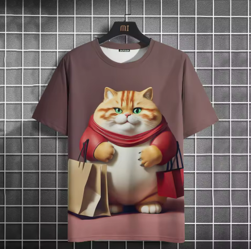 Cat Graphic T-Shirt