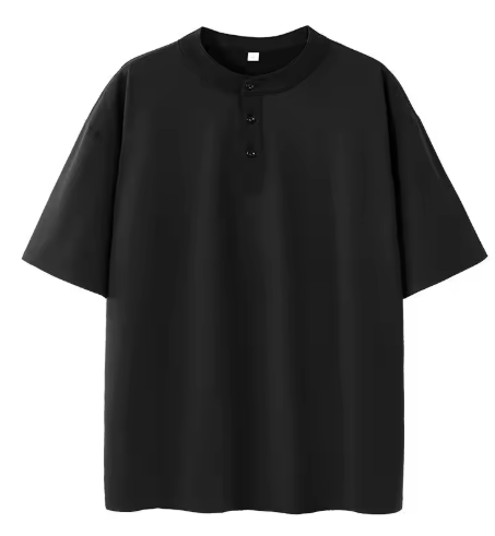 Black Henley Shirt