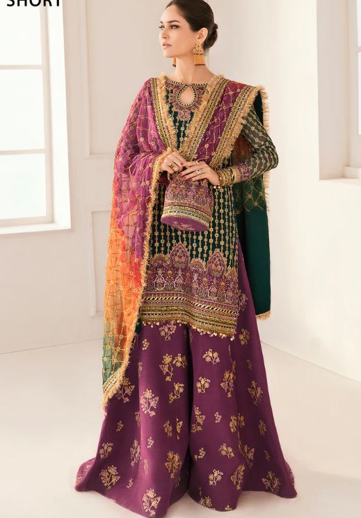 BAROQUE EMBROIDERED CHIFFON CH11-06 UNSTITCHED