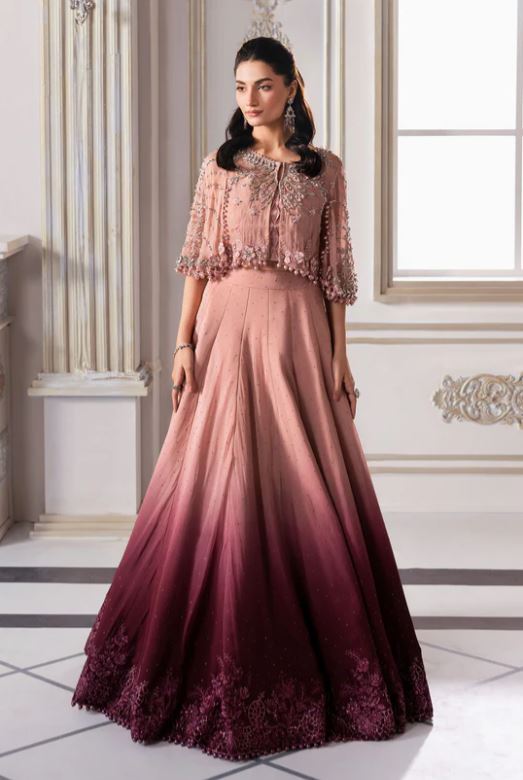 Maria.b Unstitched Embroidered Chiffon Saree | BD-3001