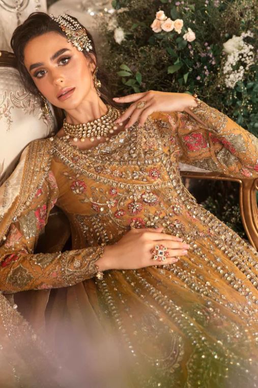 Maria.b 3 Piece Unstitched Embroidered Organza Suit | BD-2907