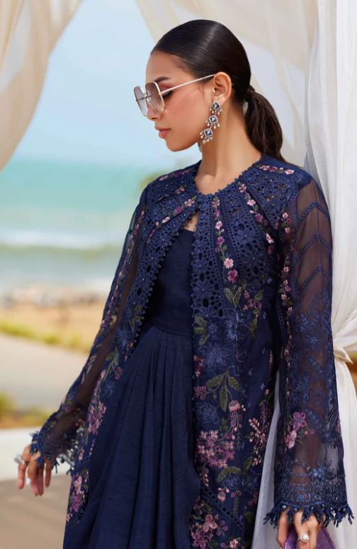 Maria.b 3 Piece Unstitched Embroidered Lawn Suit | EID LAWN-25-10