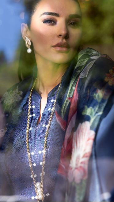 Saira Shakira Unstitched Eid Collection Hanging Gardens 2-B