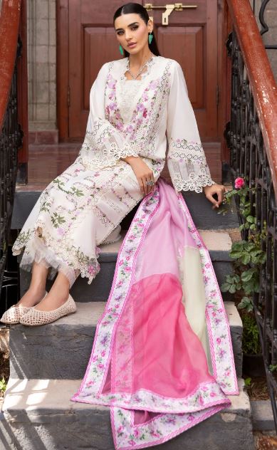 Saira Shakira Unstitched Eid Collection Zerene 1-A