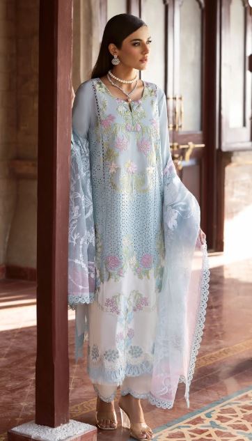 Saira Shakira Unstitched Eid Collection Lotus Reverie 4-B