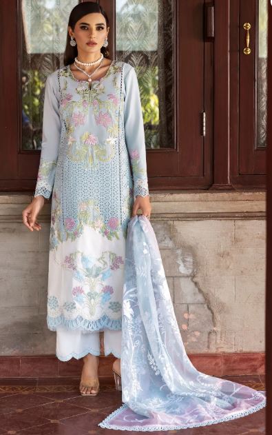 Saira Shakira Unstitched Eid Collection Lotus Reverie 4-B