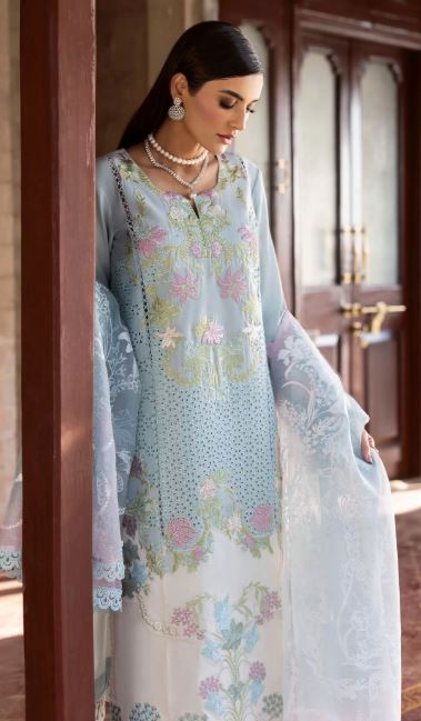 Saira Shakira Unstitched Eid Collection Lotus Reverie 4-B