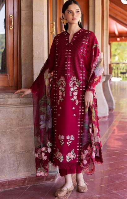 Saira Shakira Unstitched Eid Collection Hanging Gardens 2-A