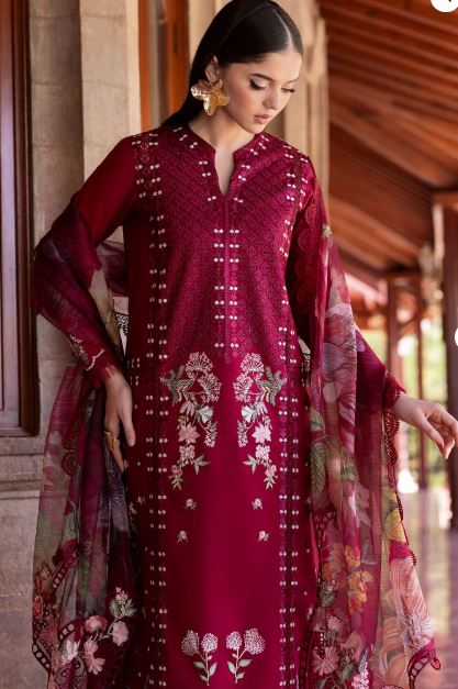 Saira Shakira Unstitched Eid Collection Hanging Gardens 2-A