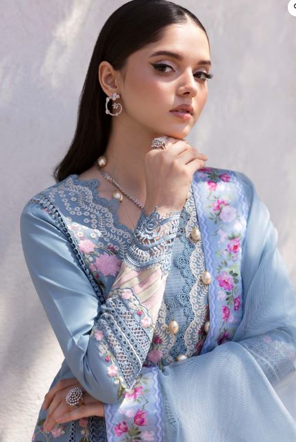 Saira Shakira Unstitched Eid Collection Zerene 1-B