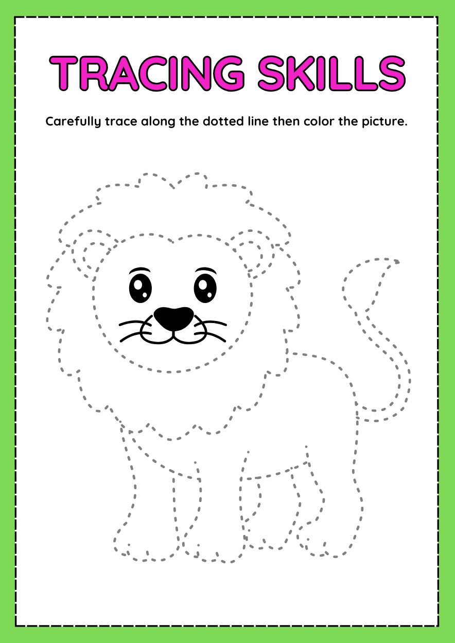 Tracing Skills Workbook – Lines & Shapes