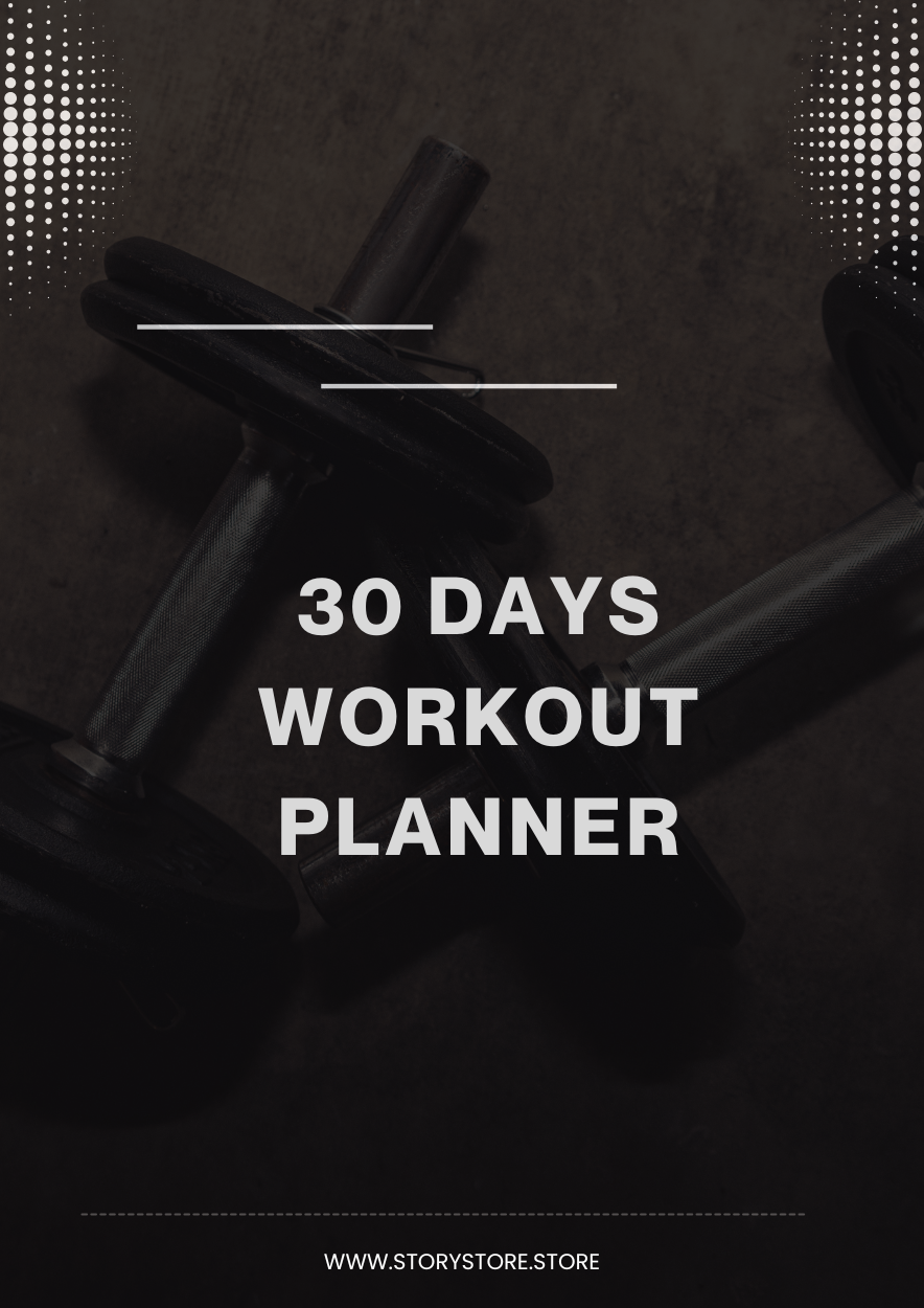 30 Days Workout Planner – Full Body & Hydration