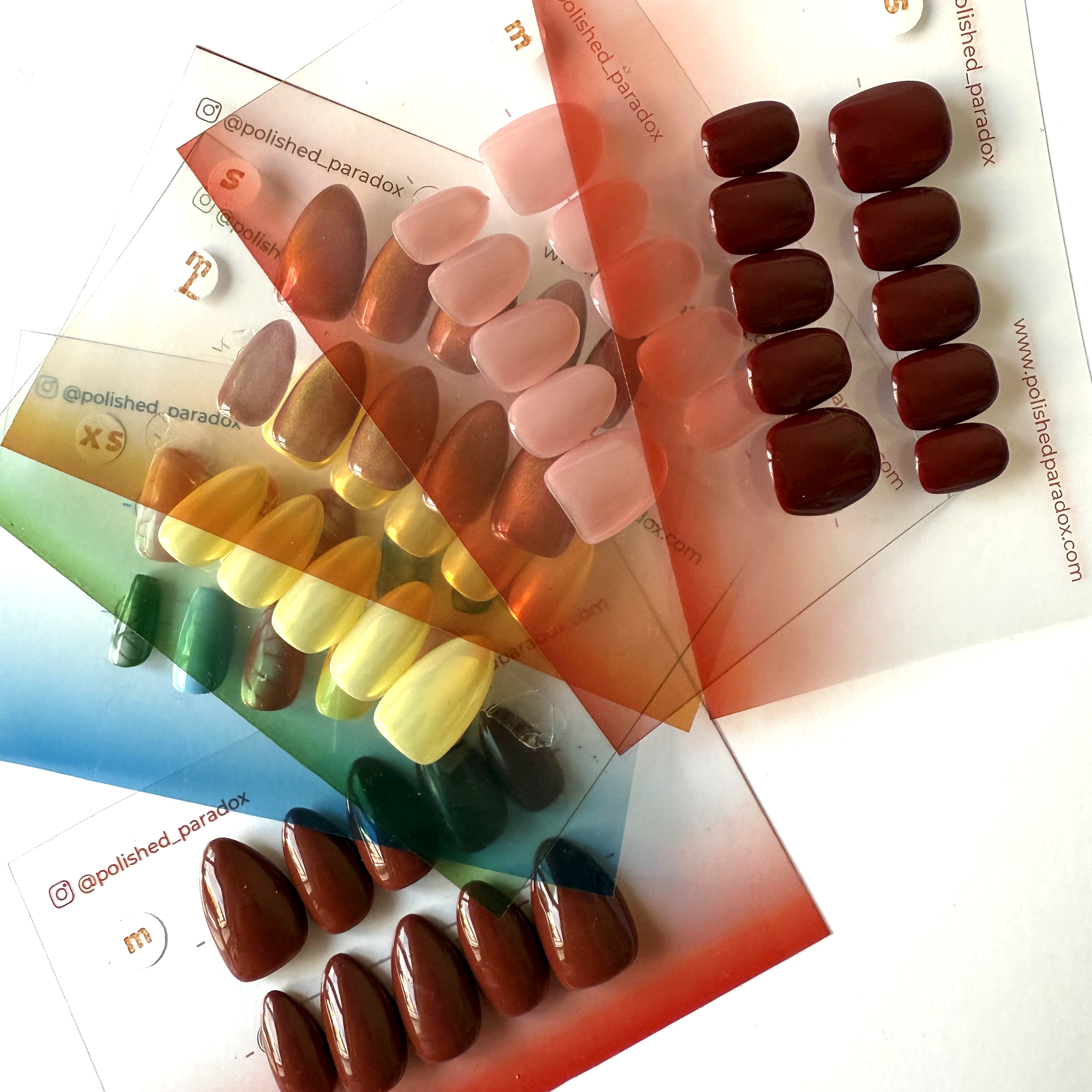 Bundle of 6 Solid Colour Custom Sets