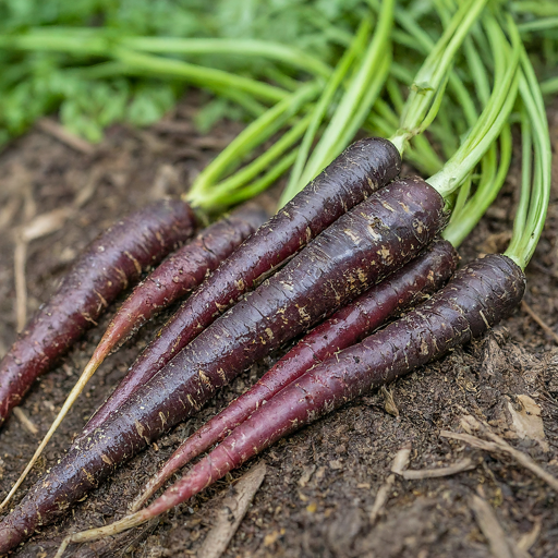 Black Carrot Seeds (Open Pollinated)