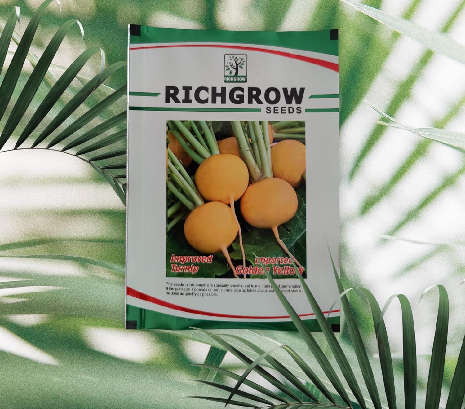 Golden Yellow Turnip Seeds (Open Pollinated)