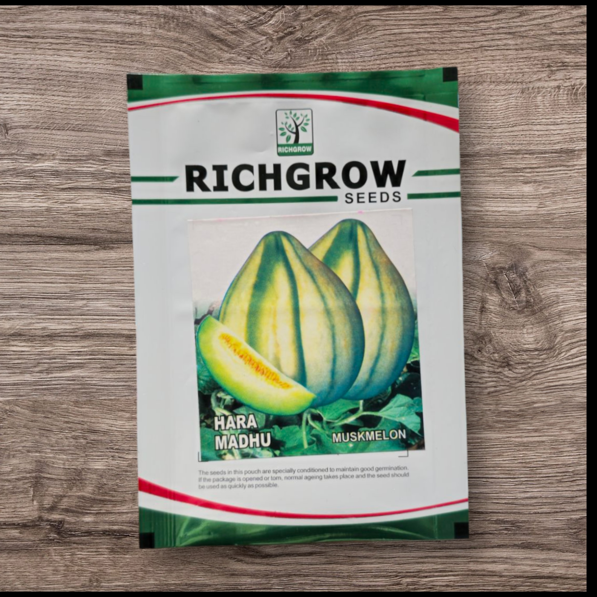 Musk Melon Seeds (Variety - Hara Madhu) (Open Pollinated)