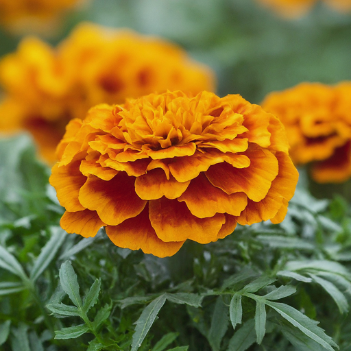 Marigold(African Double Mix) Seeds (Open Pollinated)
