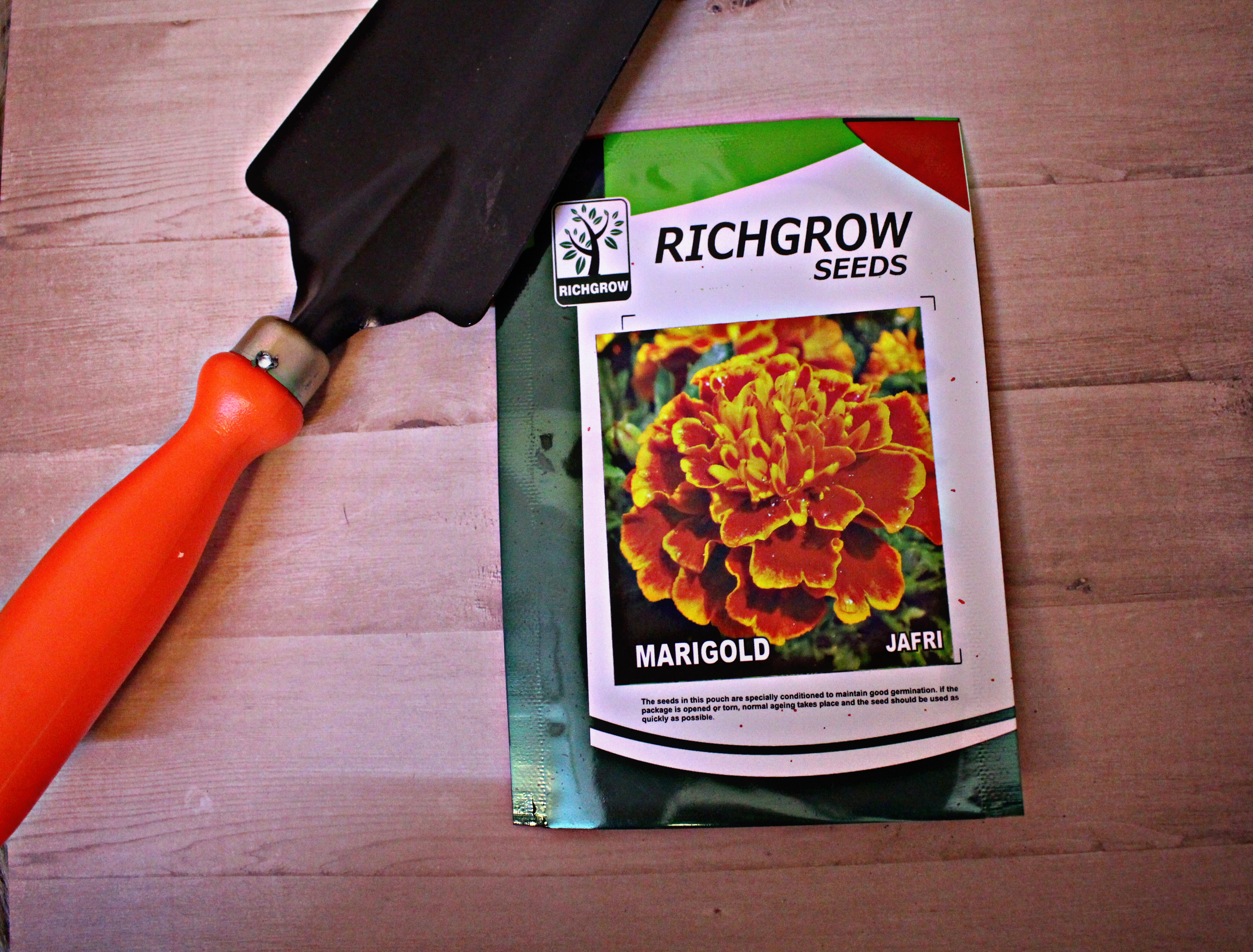 Marigold(Jafri) Seeds (Open Pollinated)
